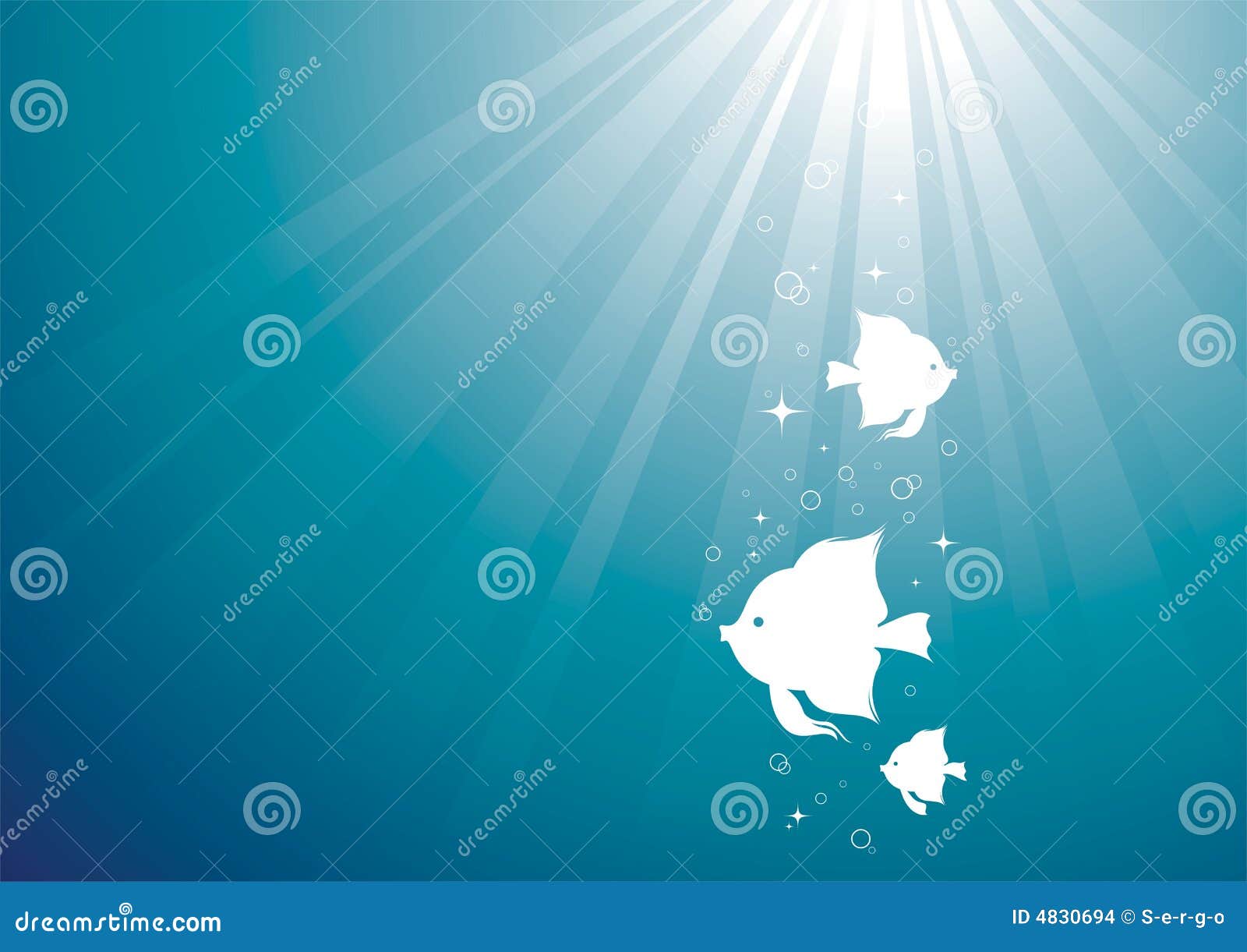 Underwater light stock vector. Illustration of salt, backgrounds - 4830694