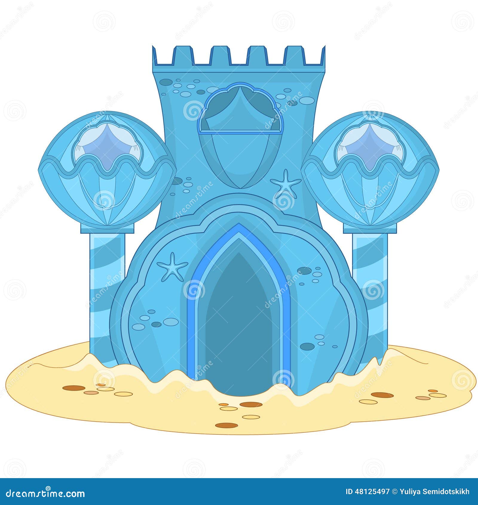 underwater castle clipart - photo #11