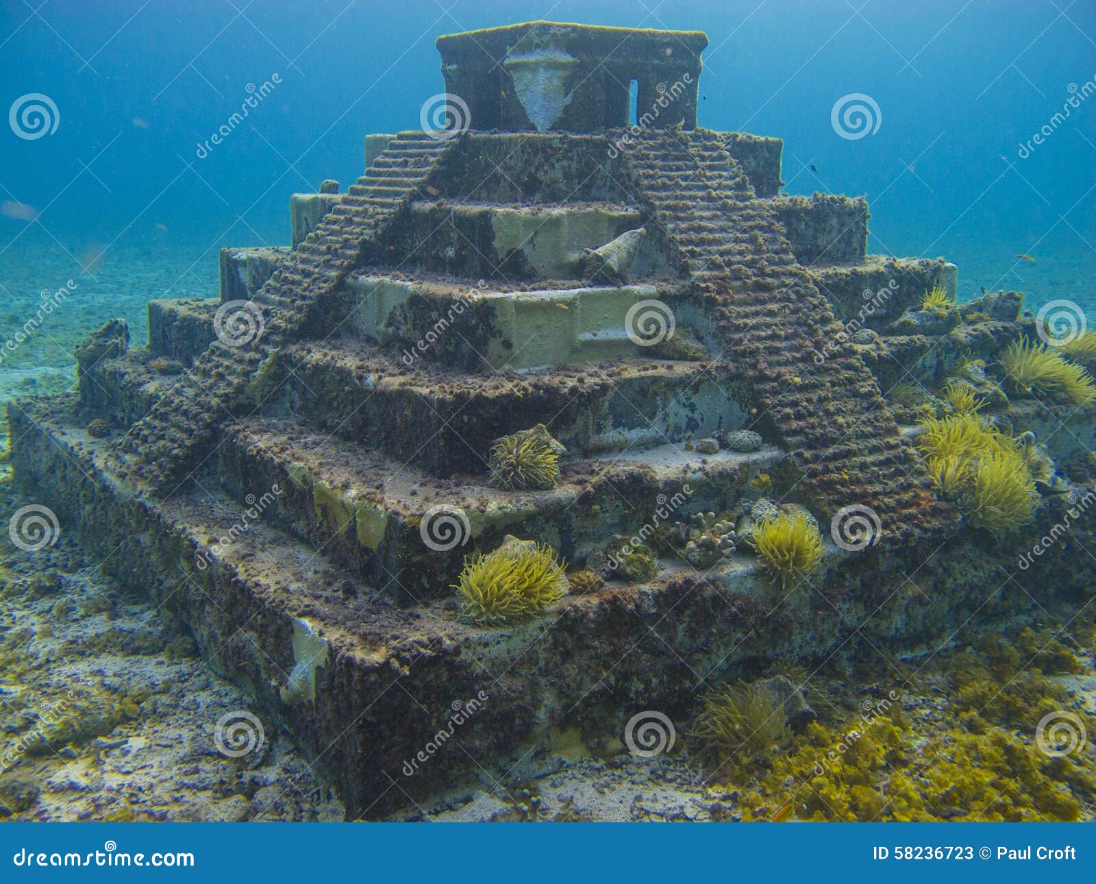 underwater pyramid