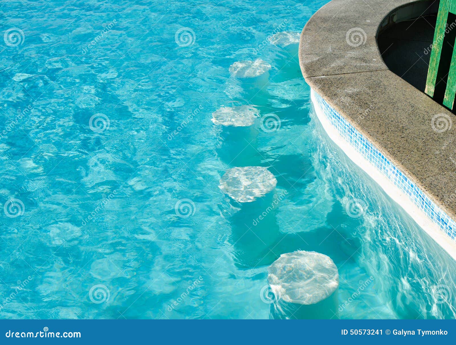 Underwater seats in pool stock image. Image of clear 50573241