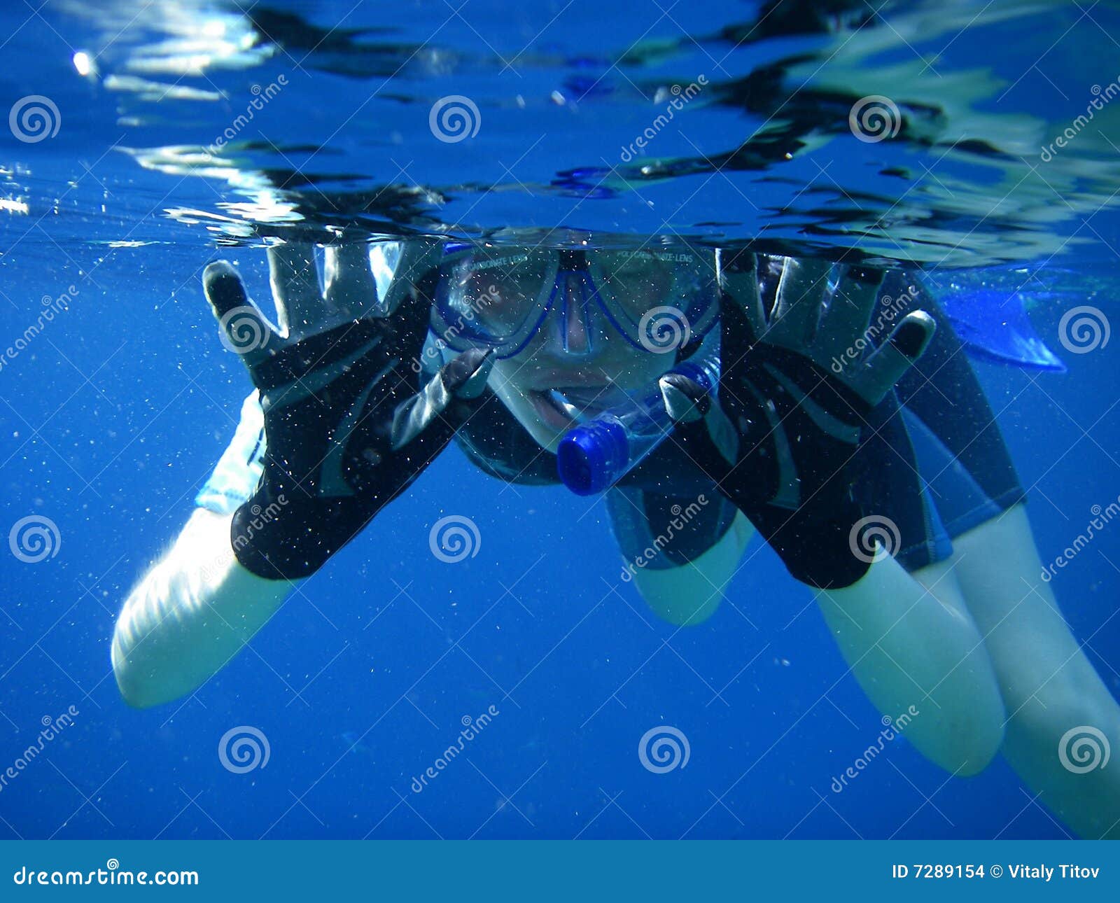 underwater snorkel fun