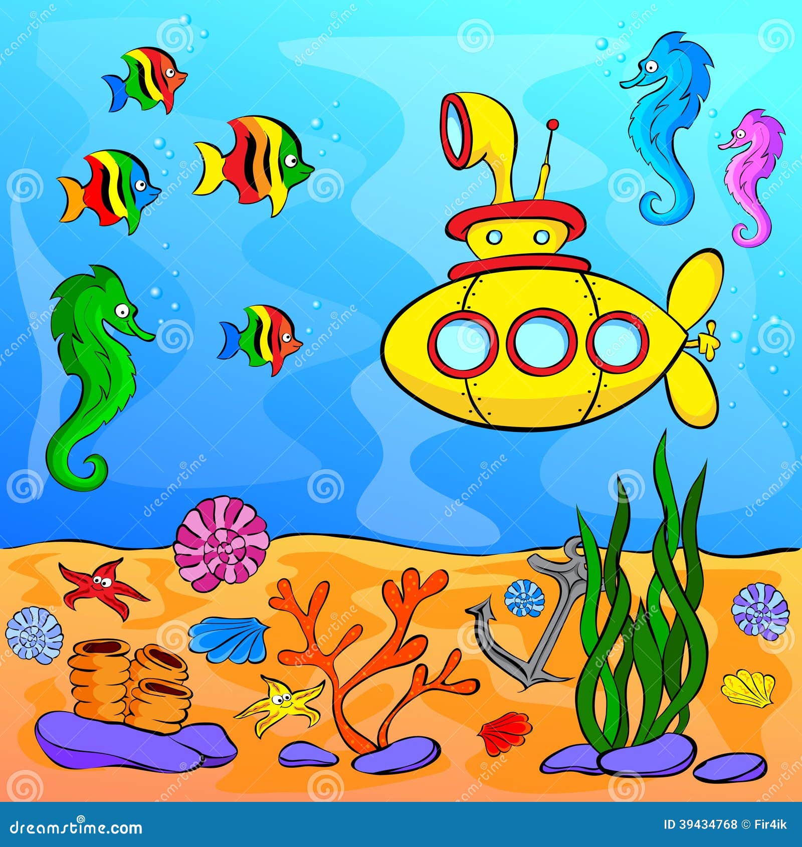 underwater world clipart - photo #16