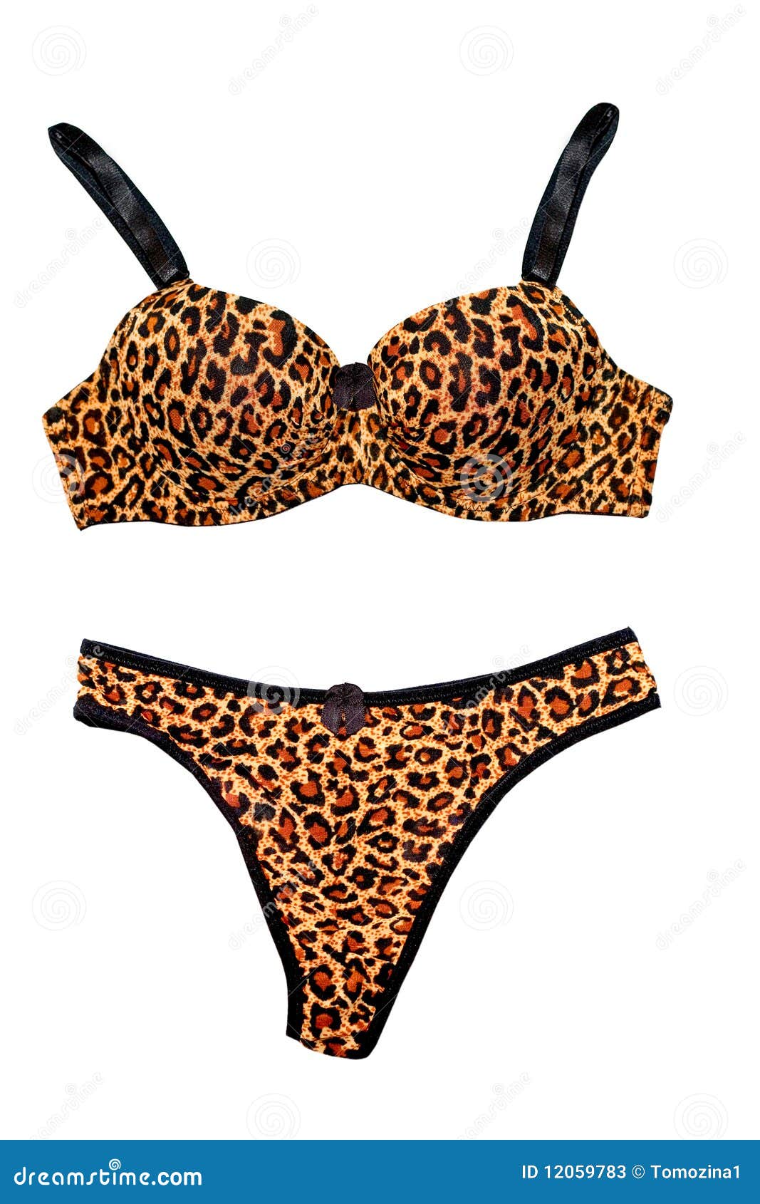 tiger bra and panties