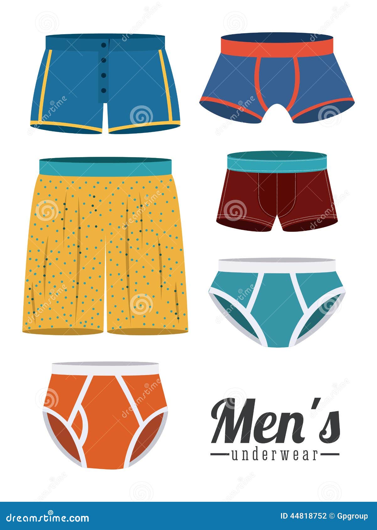 Underwear design stock vector. Illustration of concept - 44818752