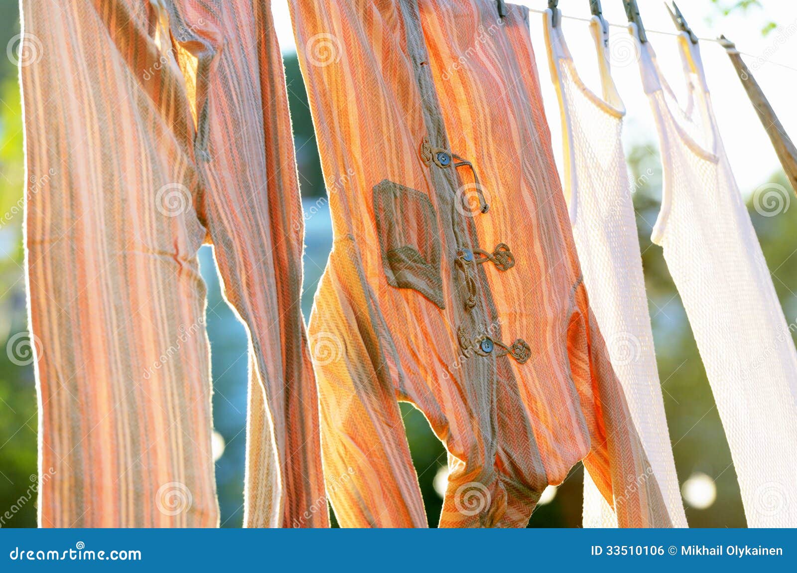 Underwear Drying on the Clothesline Stock Photo Image of beauty, clothing 33510106