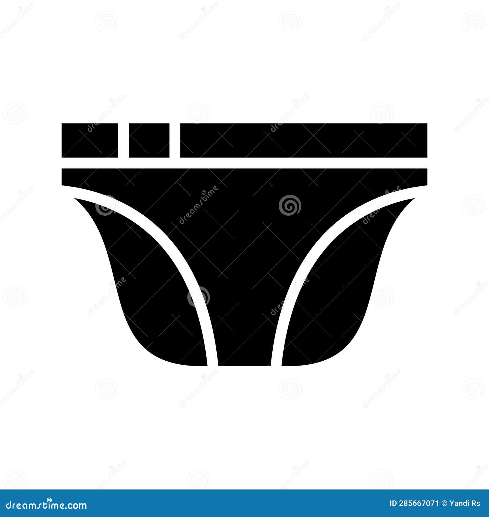 Underwear Icon Vector Symbol Design Illustration Stock Vector ...