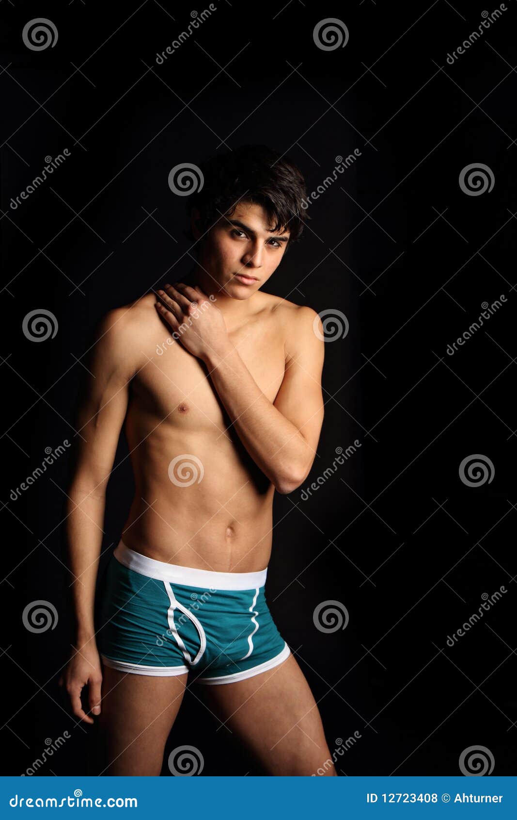 Underwear Model stock photo. Image of motion, looking - 12723408