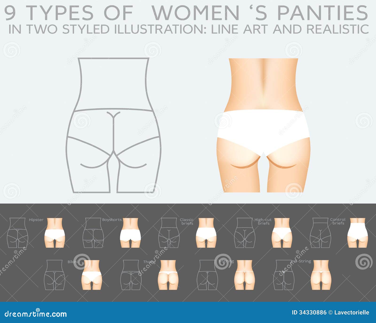 Womens Underwear Stock Illustrations – 961 Womens Underwear Stock
