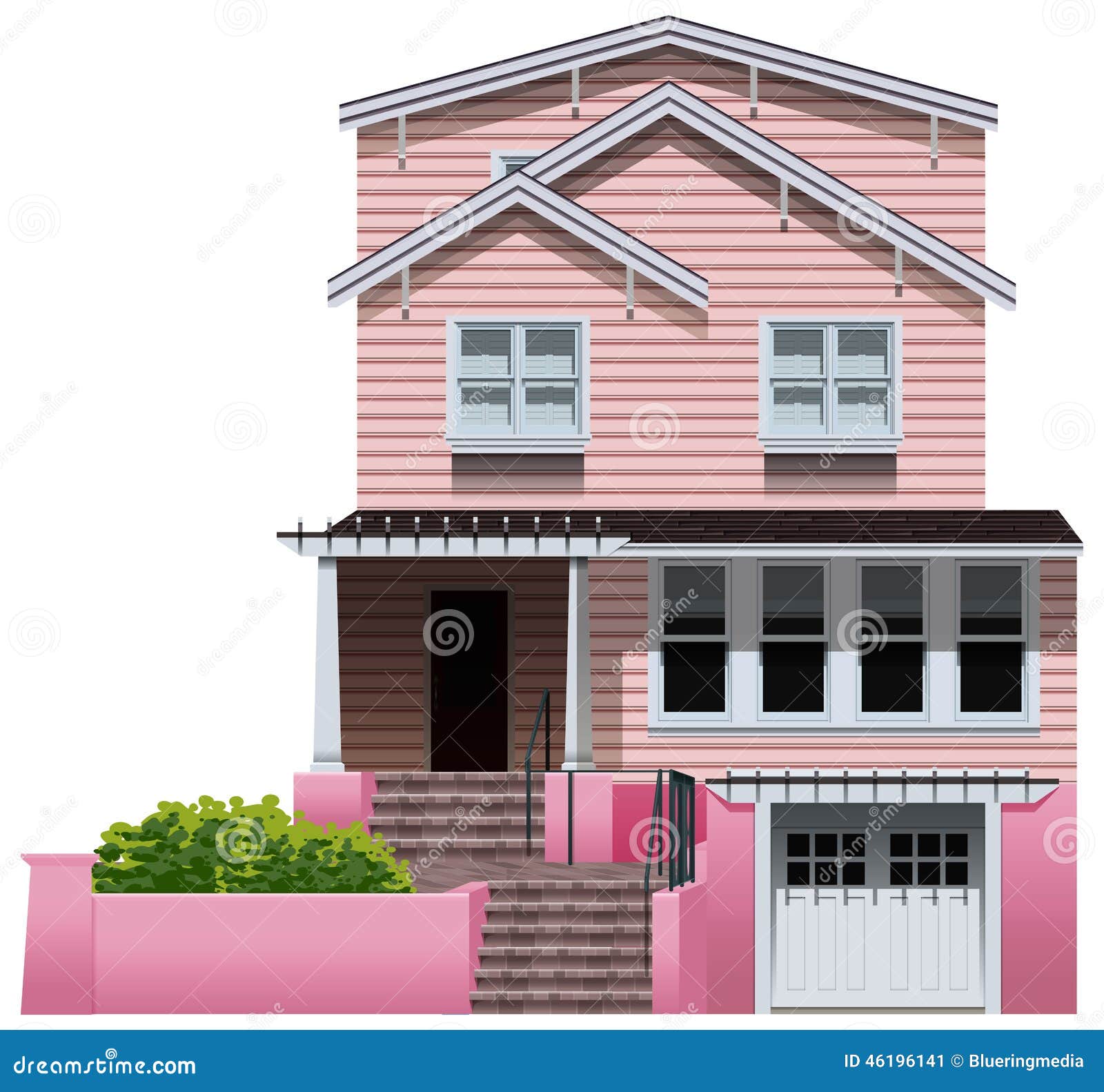 Une Belle Maison Rose Illustration De Vecteur Illustration Du Croquis Une Belle Maison Rose Illustration De Vecteur Illustration Du Croquis