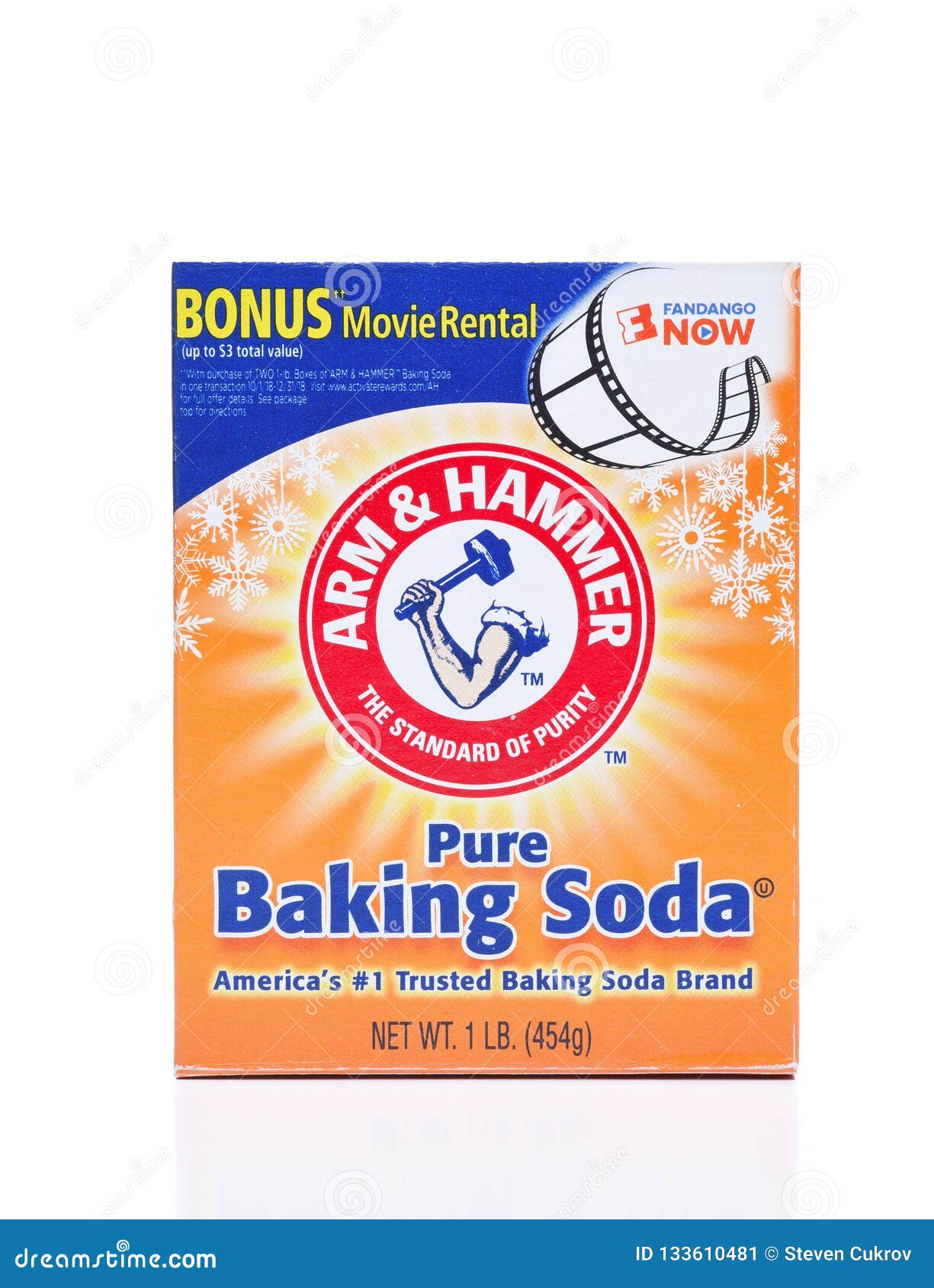 Une Boîte De Bicarbonate De Soude De Bras Et De Marteau Photo Éditorial -  Image Du Cadre, Isolement: 133610481