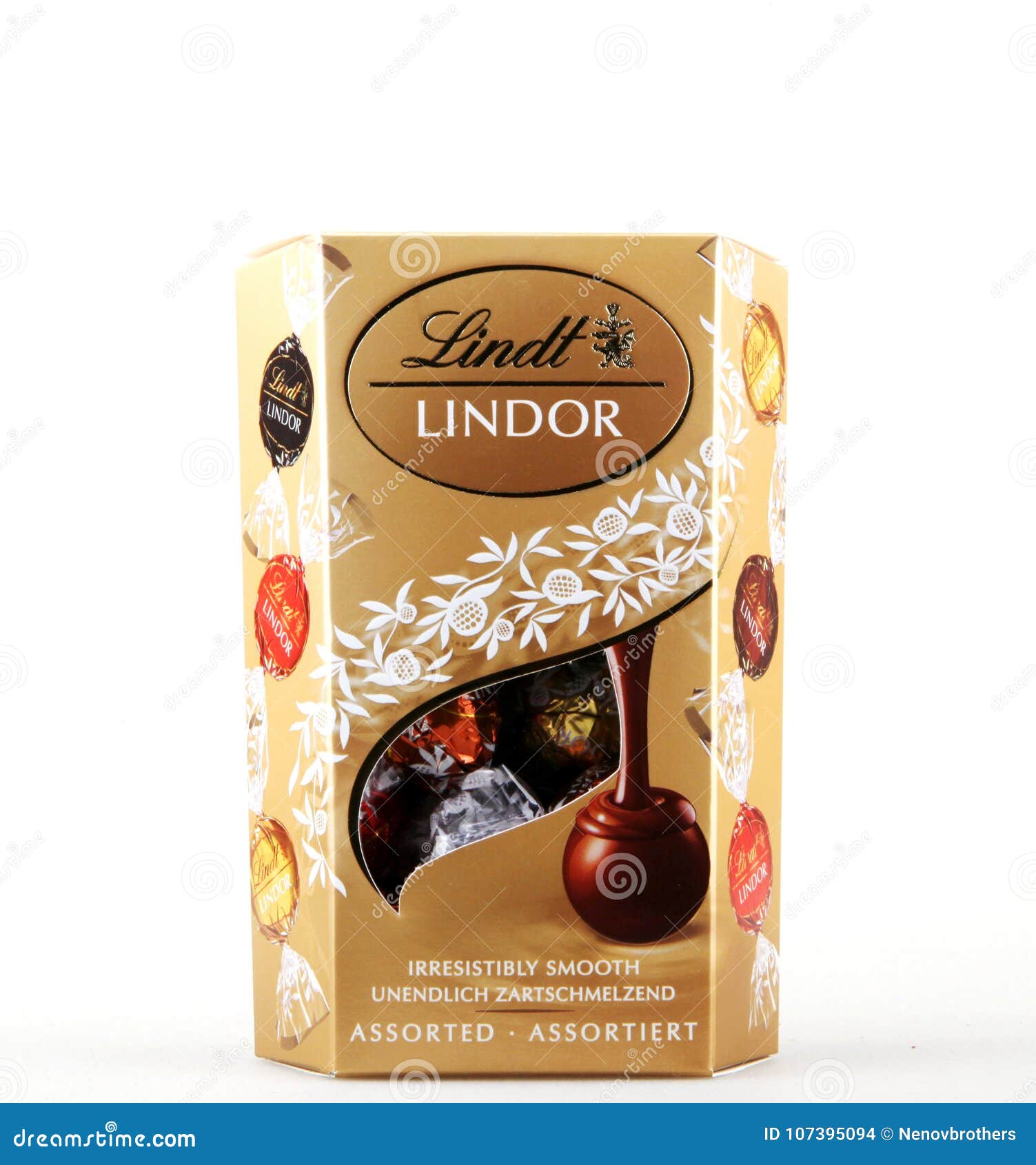 Une Boîte De Truffes De Chocolat De Lindt Lindor Chocoladefabriken