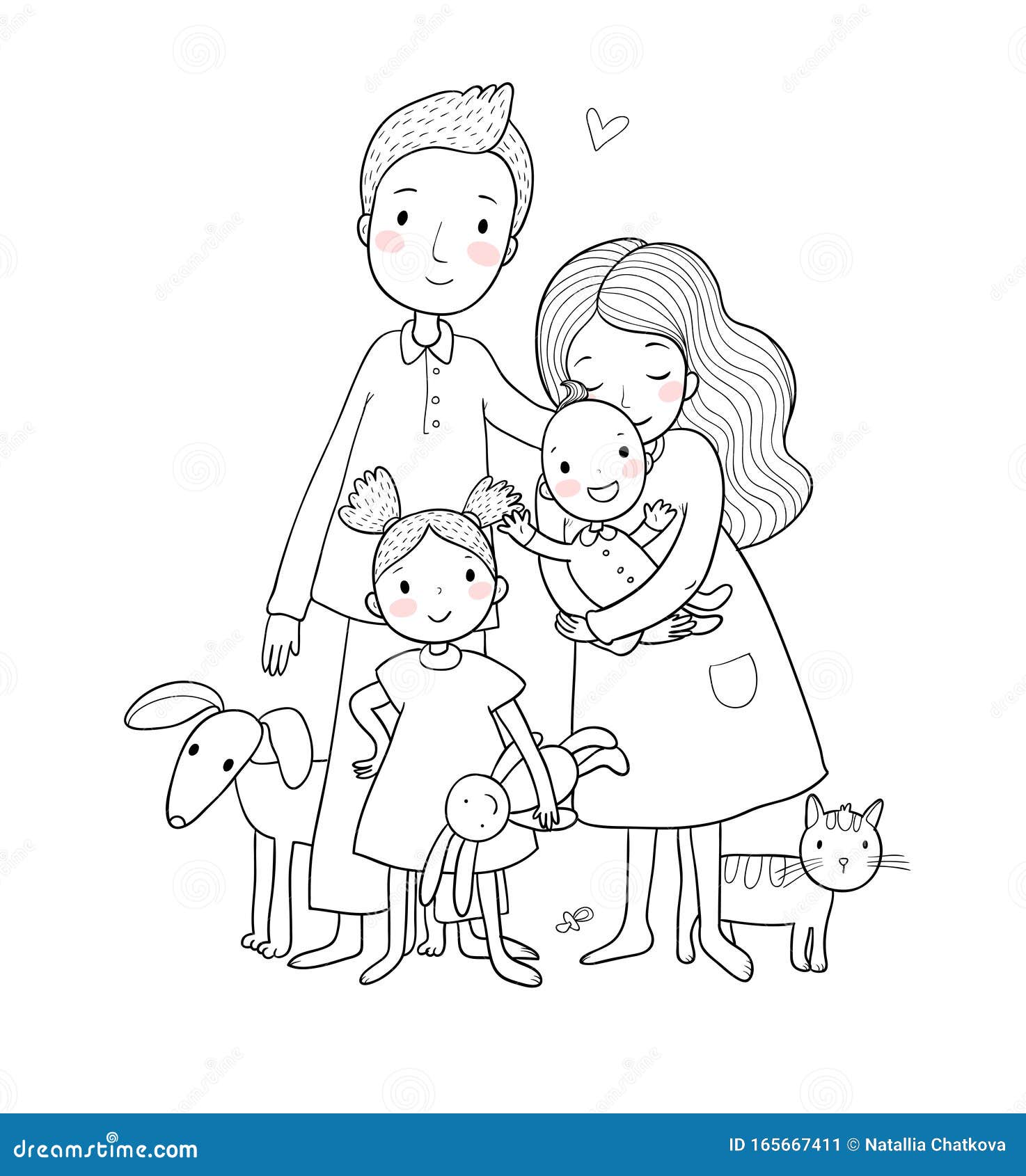 Une Famille Heureuse Parents Avec Enfants Cute Caricature Papa Maman Fille Fils Et Bebe Chat Et Chien De Compagnie Amusant Illustration De Vecteur Illustration Du Parentalite Mere Une Famille Heureuse Parents Avec Enfants Cute Caricature Papa Maman Fille Fils Et Bebe Chat Et Chien De Compagnie Amusant Illustration De Vecteur Illustration Du Parentalite Mere