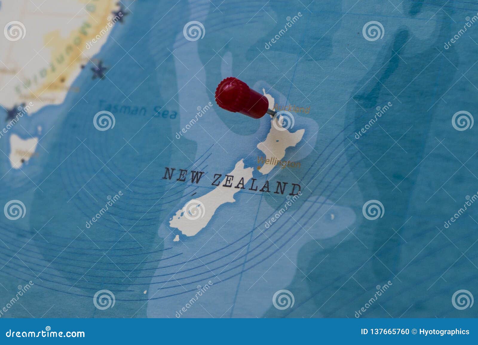 Une Goupille Sur Auckland Nouvelle Zélande Dans La Carte Du