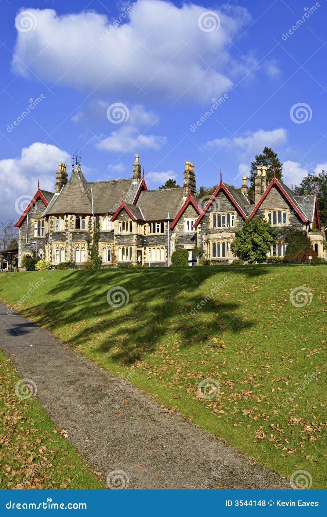 Une Grande Maison Victorienne Photo stock Image du propriété