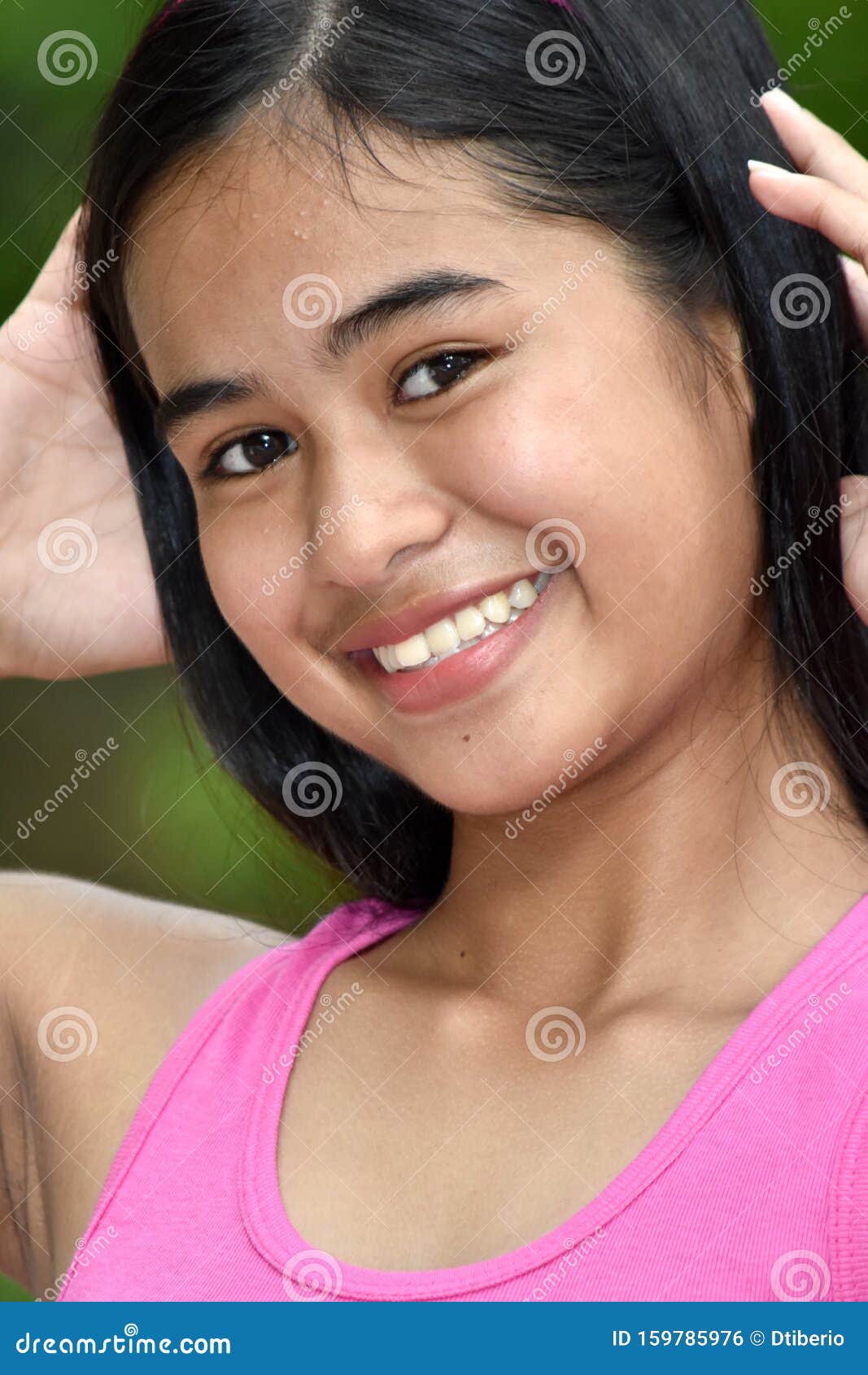 Une Jolie Fille Philippine Photo Stock Image Du Assez 159785976