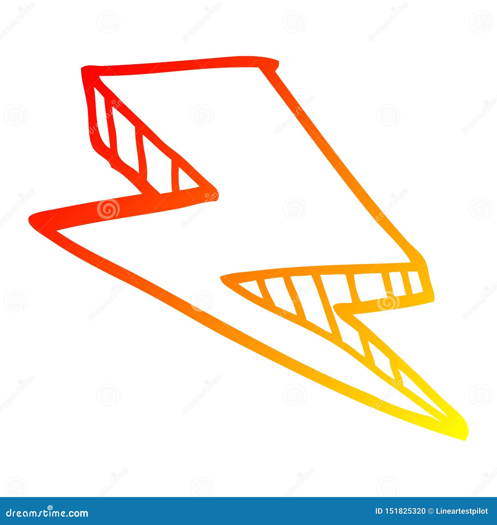 Une Ligne Creative De Degrade Chaud Dessinant Un Eclair De Dessin Anime Illustration De Vecteur Illustration Du Ligne Simple Une Ligne Creative De Degrade Chaud Dessinant Un Eclair De Dessin Anime Illustration De Vecteur Illustration Du Ligne Simple