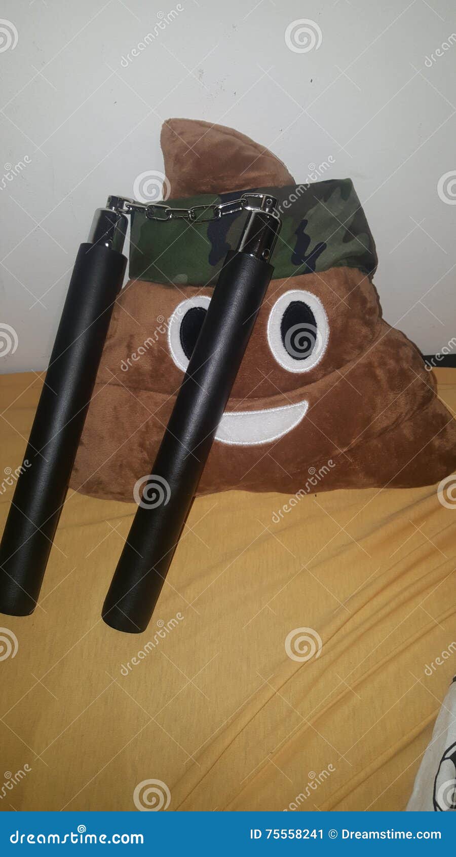 Une Merde Mignonne Photo stock Image 75558241