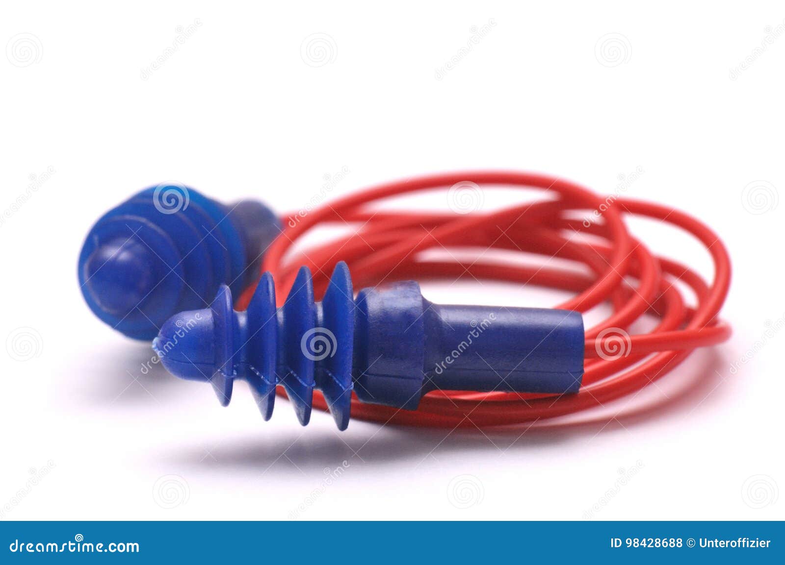 Une Paire De Boules Quies Pourpres De Silicone Photo stock - Image du  annulation, grandeur: 98428688