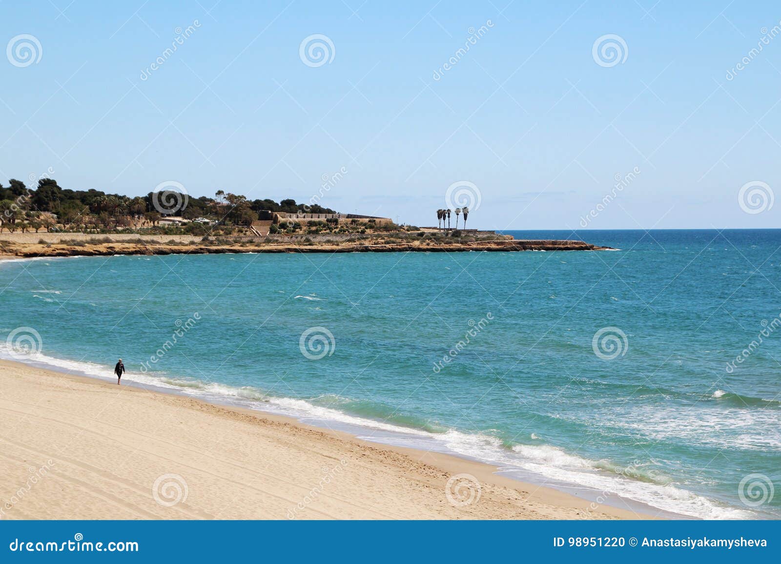Une Plage à Tarragone Espagne Image éditorial Image Du