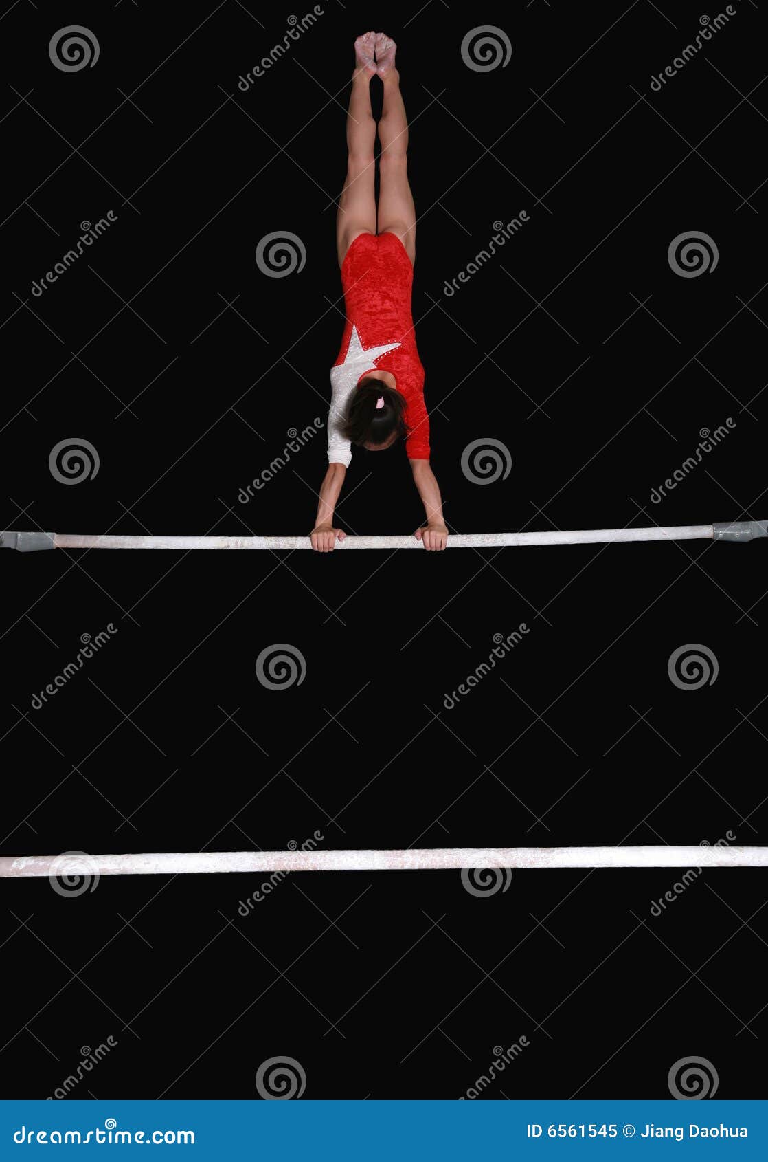 Uneven bars stock image. Image of olympic, bars, sport 6561545