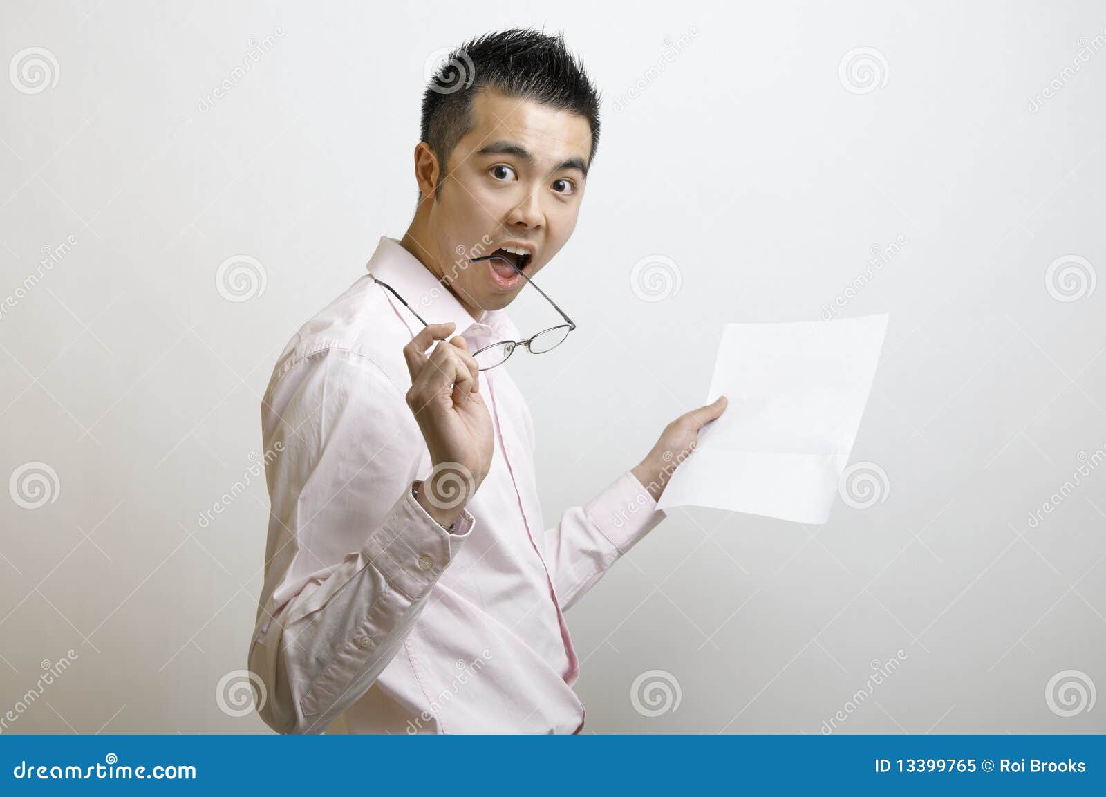 Unexpected news stock image Image of eyed gasp asian 13399765
