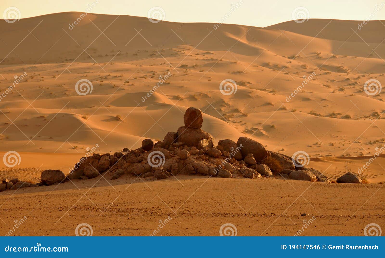 a stone structure in the namib desert