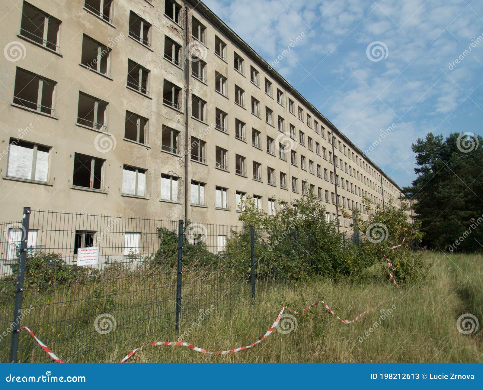 unfinished hotel complex prora in rugen island in germany