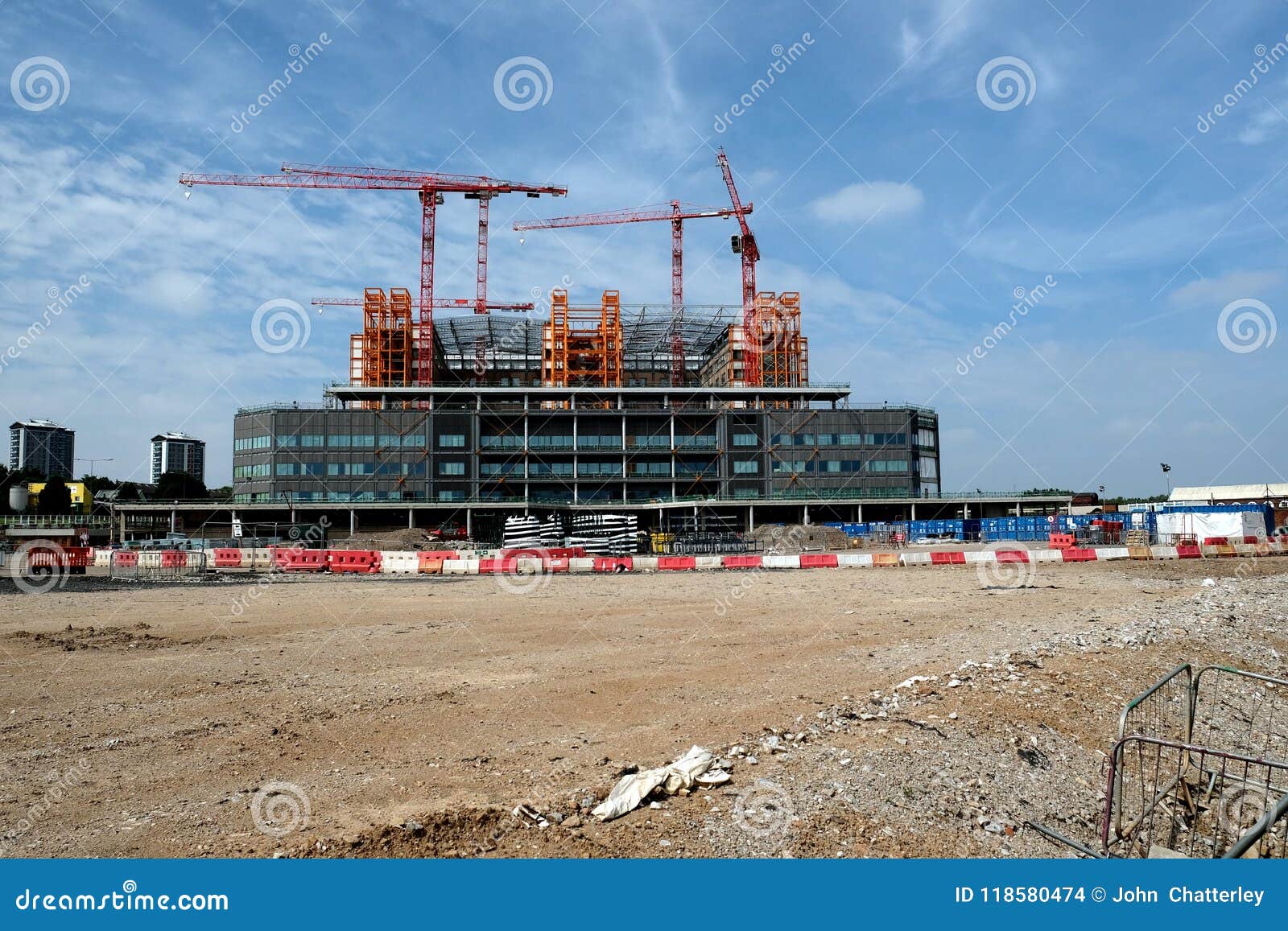 Unfinished West Midlands Metropolitan Hospital Stock Photo ...