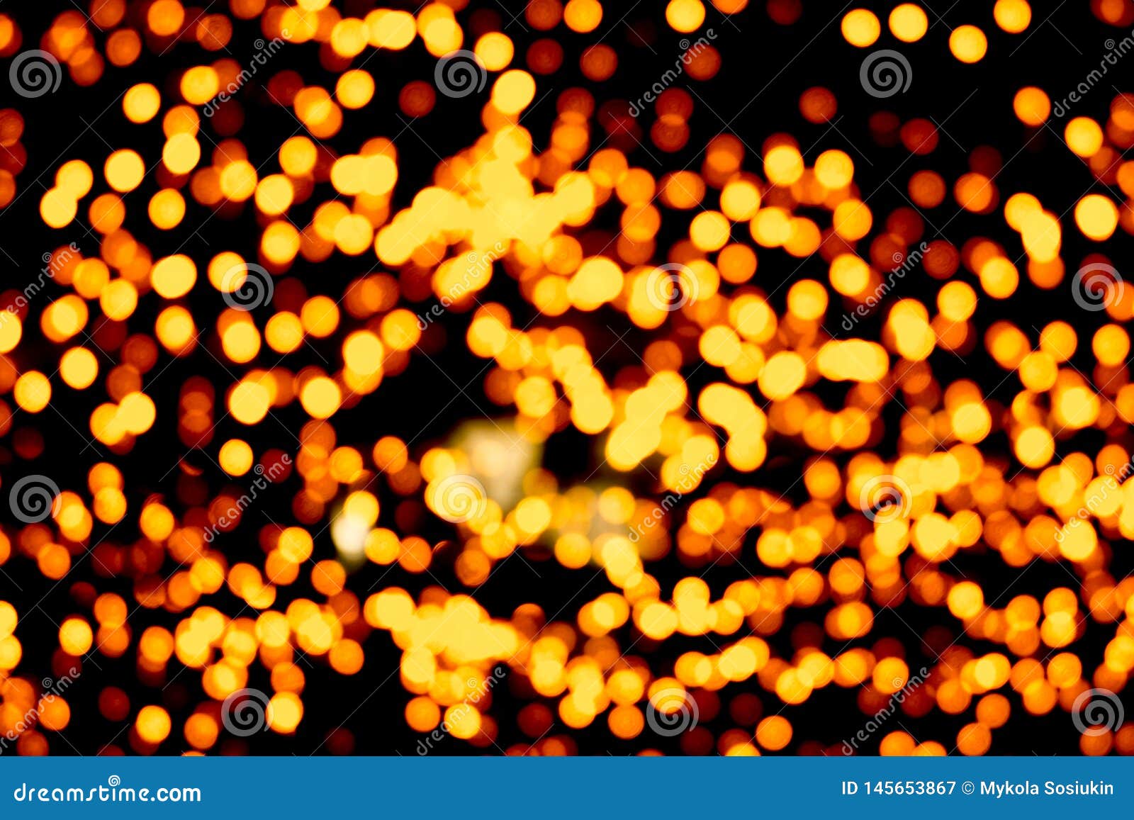 unfocused abstract gold bokeh on black background defocused and blurred many round light stock image image of headlight festive 145653867 dreamstime com