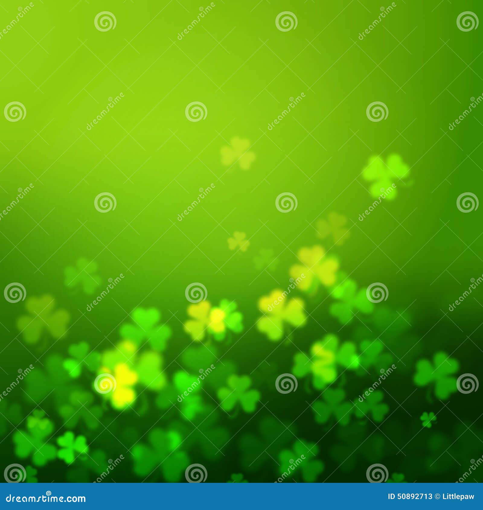 unfocused shamrock leaves, saint patricks day  background