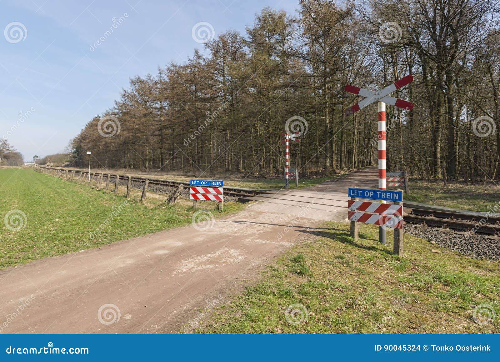 Unguarded Railroad Crossing Stock Photo Image Of Safety Signs Unguarded Railroad Crossing Stock Photo Image Of Safety Signs