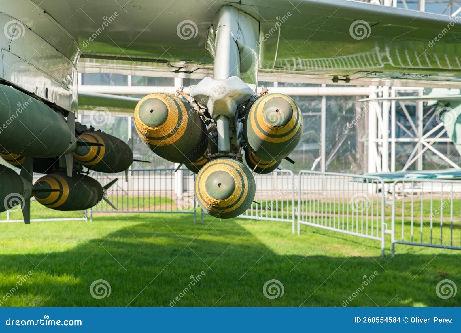 Unguided Bombs on Wing Hardpoints Stock Photo Image of fall