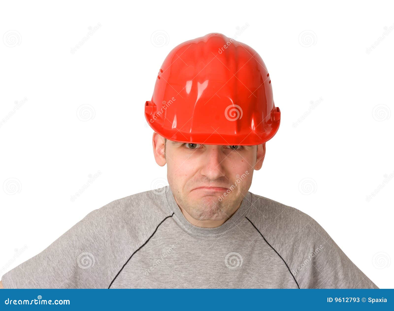 Unhappy And Disgruntled Worker Stock Image Image Of