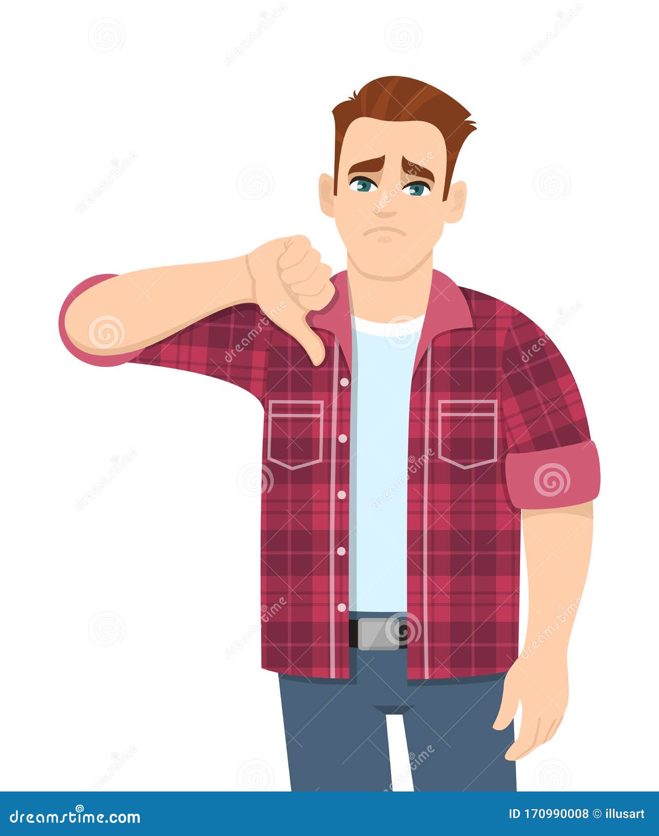 Cartoon Guy Thumbs Down Character Illustration Stock Illustrations – 58 Cartoon  Guy Thumbs Down Character Illustration Stock Illustrations, Vectors &  Clipart - Dreamstime