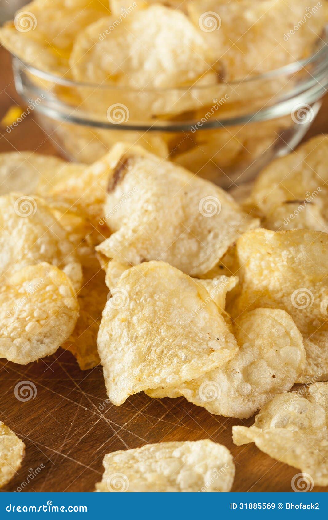 Unhealthy Crispy Potato Chips Stock Image Image of crunchy, salty