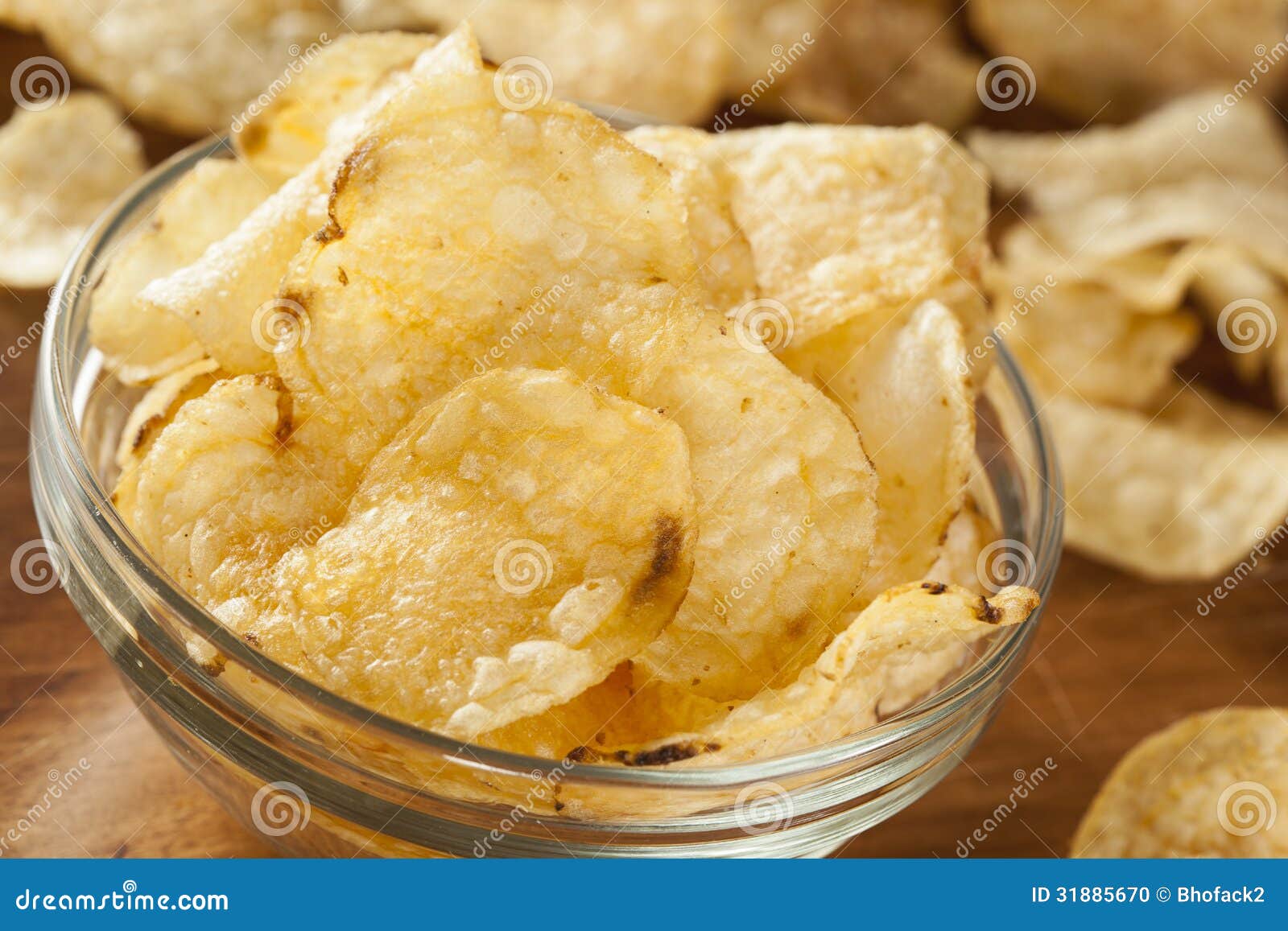 Unhealthy Crispy Potato Chips Stock Photo Image of fried, yellow