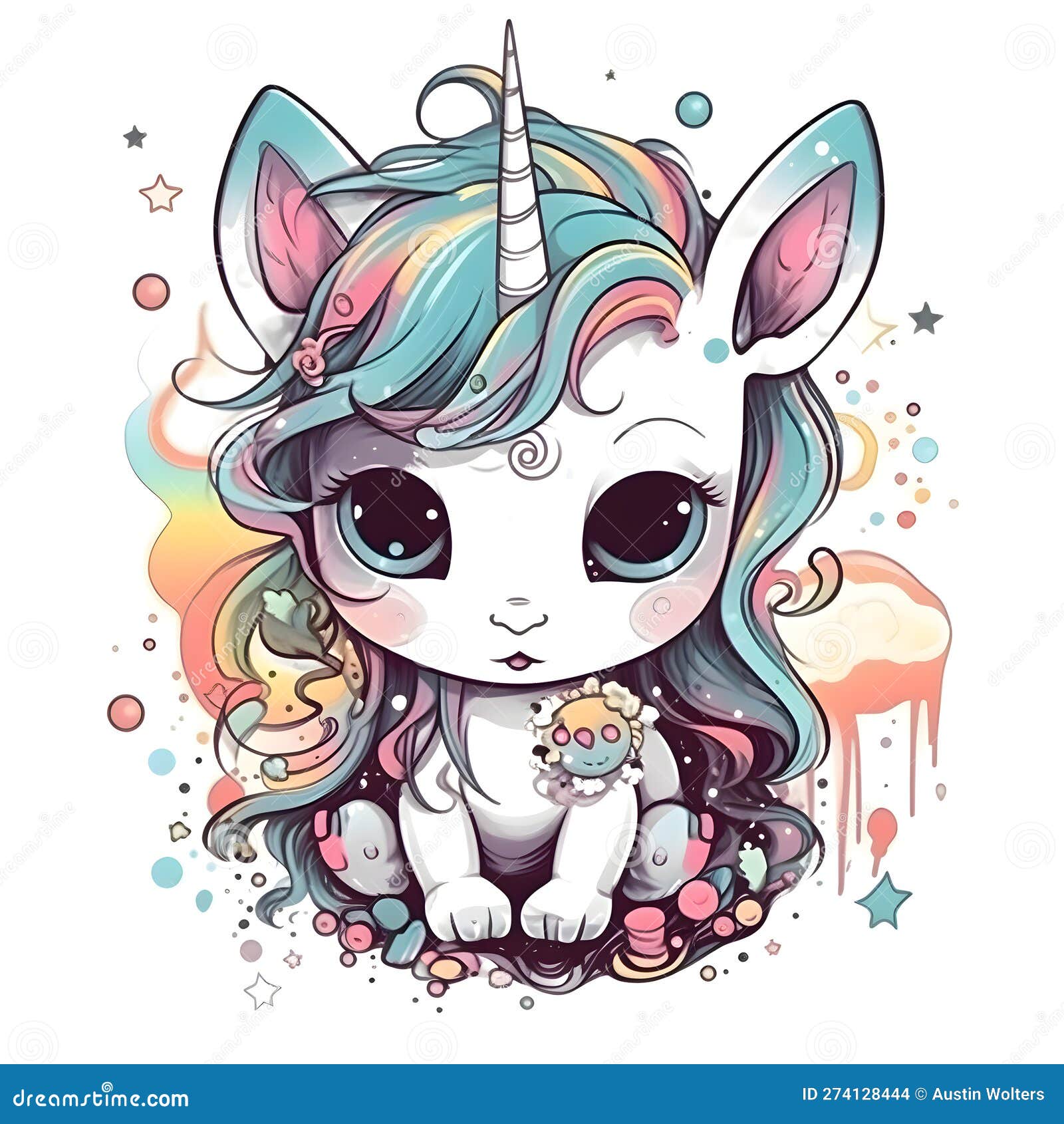 🦄 COMO Desenhar um Unicórnio Kawai