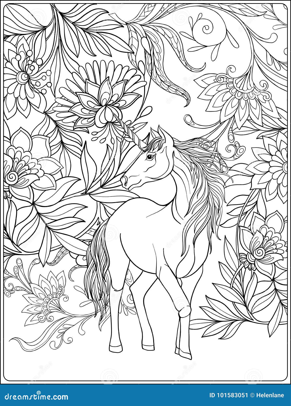 92 Coloring Book Page Magical Garden Picture HD