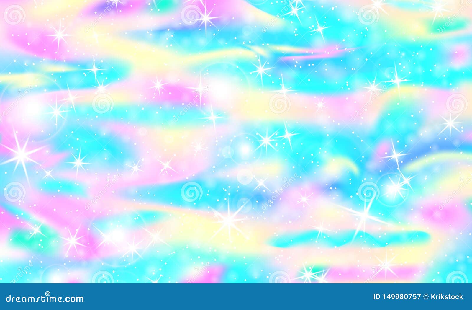 Unicorn Rainbow. Mermaid Background Stock Vector - Illustration of foil,  effect: 149980757