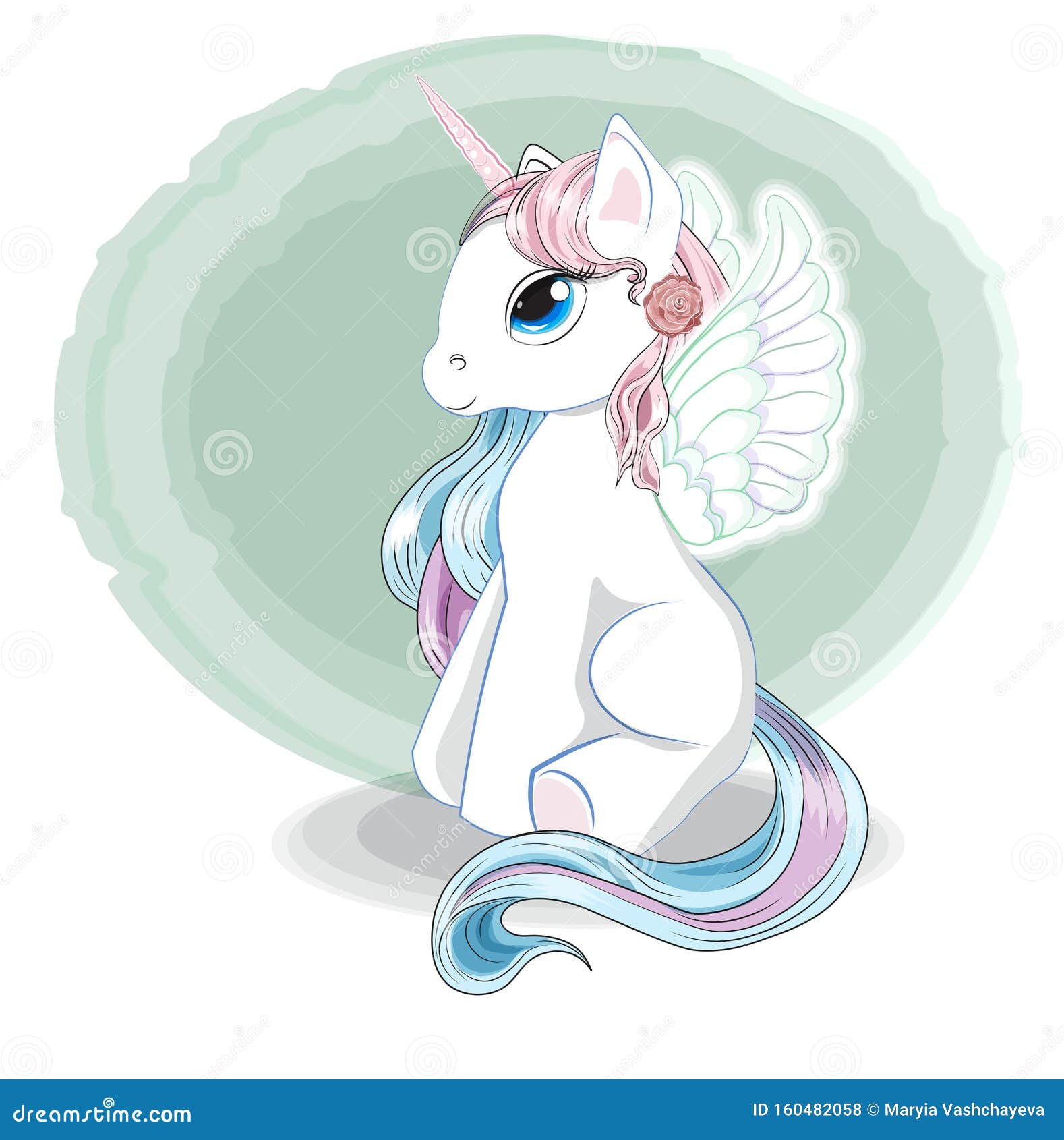 How To Draw A Unicorn With Wings : How To Draw Cute Chibi Cartoon