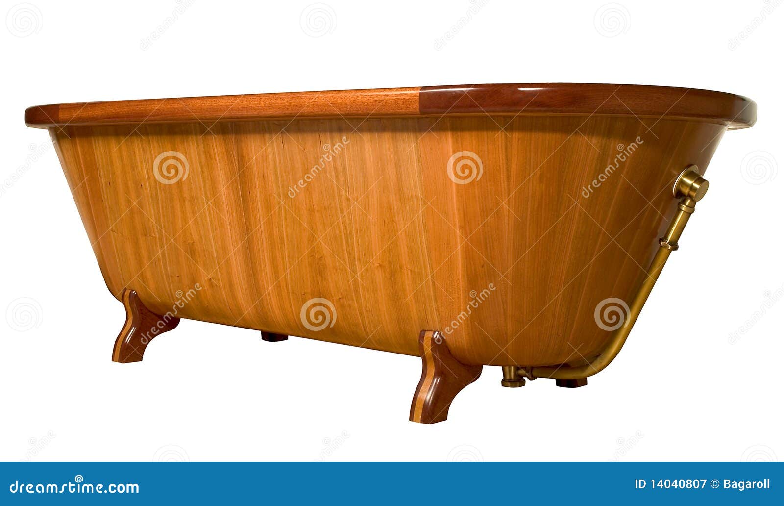 Conflict Psychiatrie stil Unieke houten badkuip stock afbeelding. Image of houten - 14040807