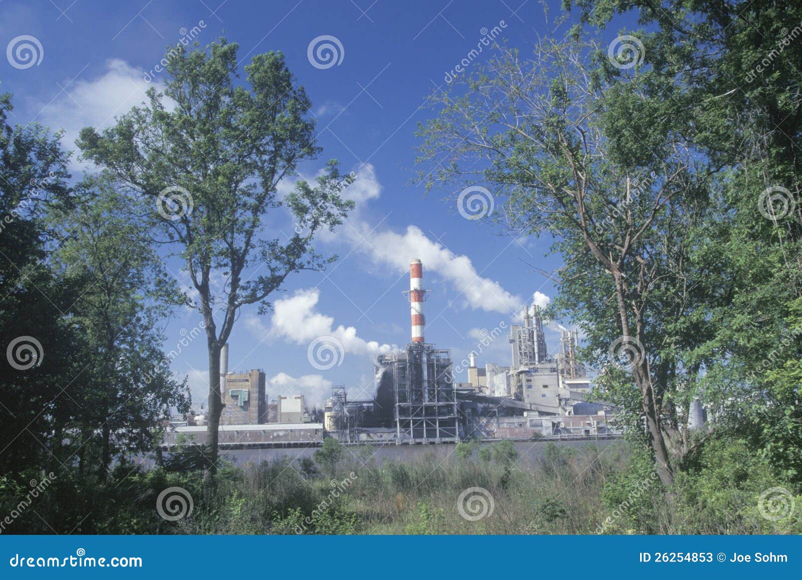 Union Camp Paper Mill editorial stock photo. Image of conservation