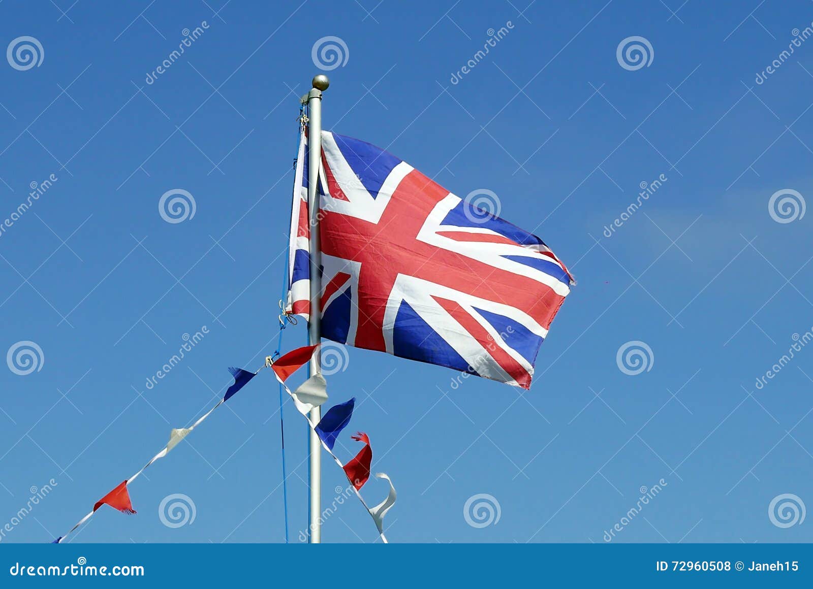 Union Jack flag stock photo. Image of bunting, countries 72960508