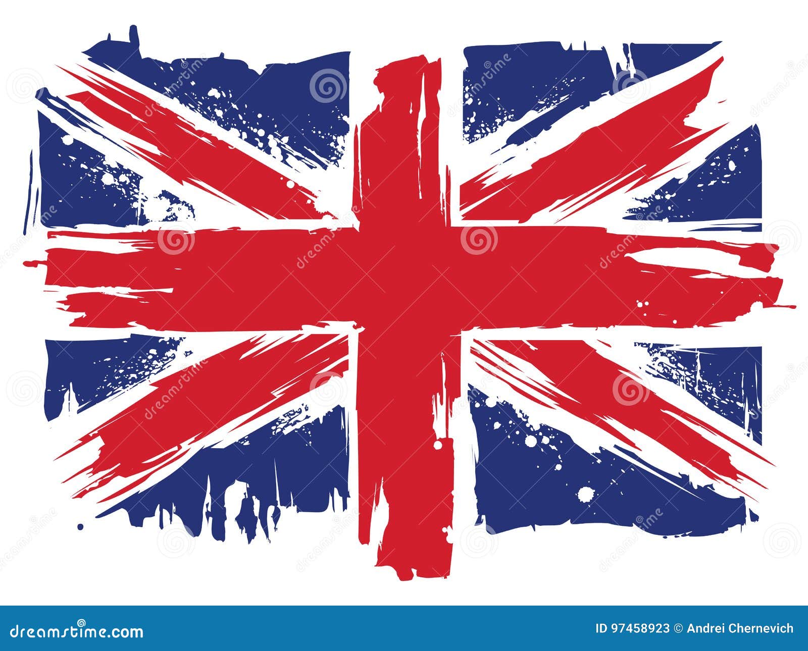 Union Jack Flag of the United Kingdom Stock Vector - Illustration