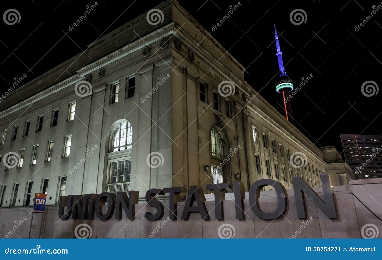 union station toronto night