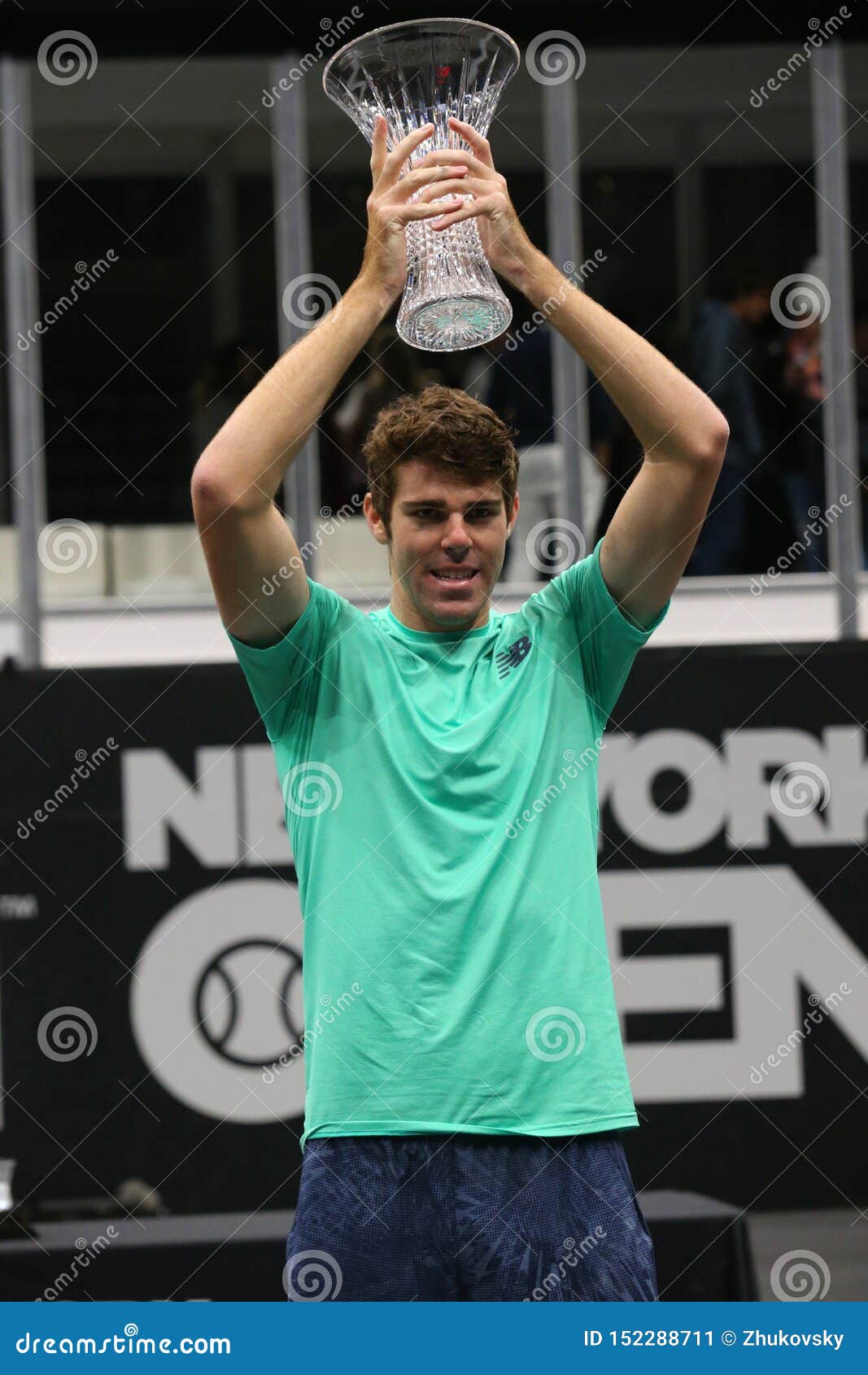 Professional Tennis Player Reilly Opelka of USA during Trophy ...