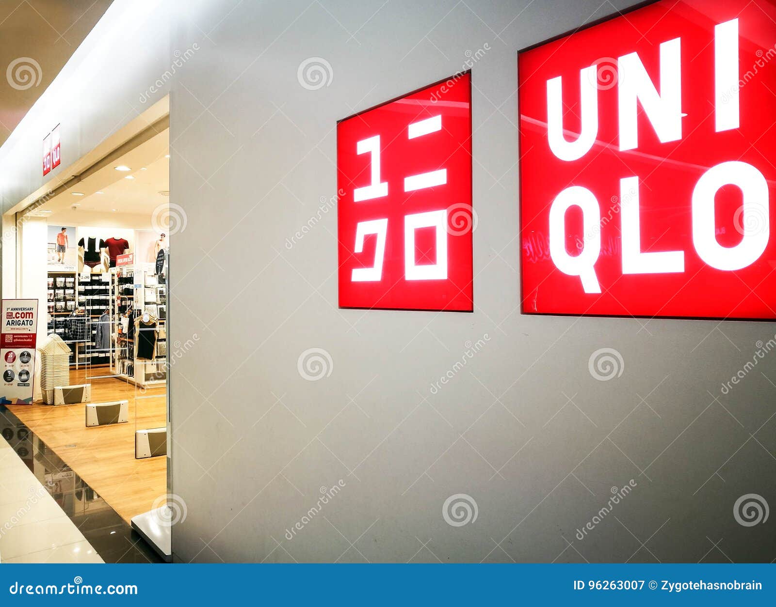 Uniqlo Shop in Thailand editorial photography. Image of famous - 96263007