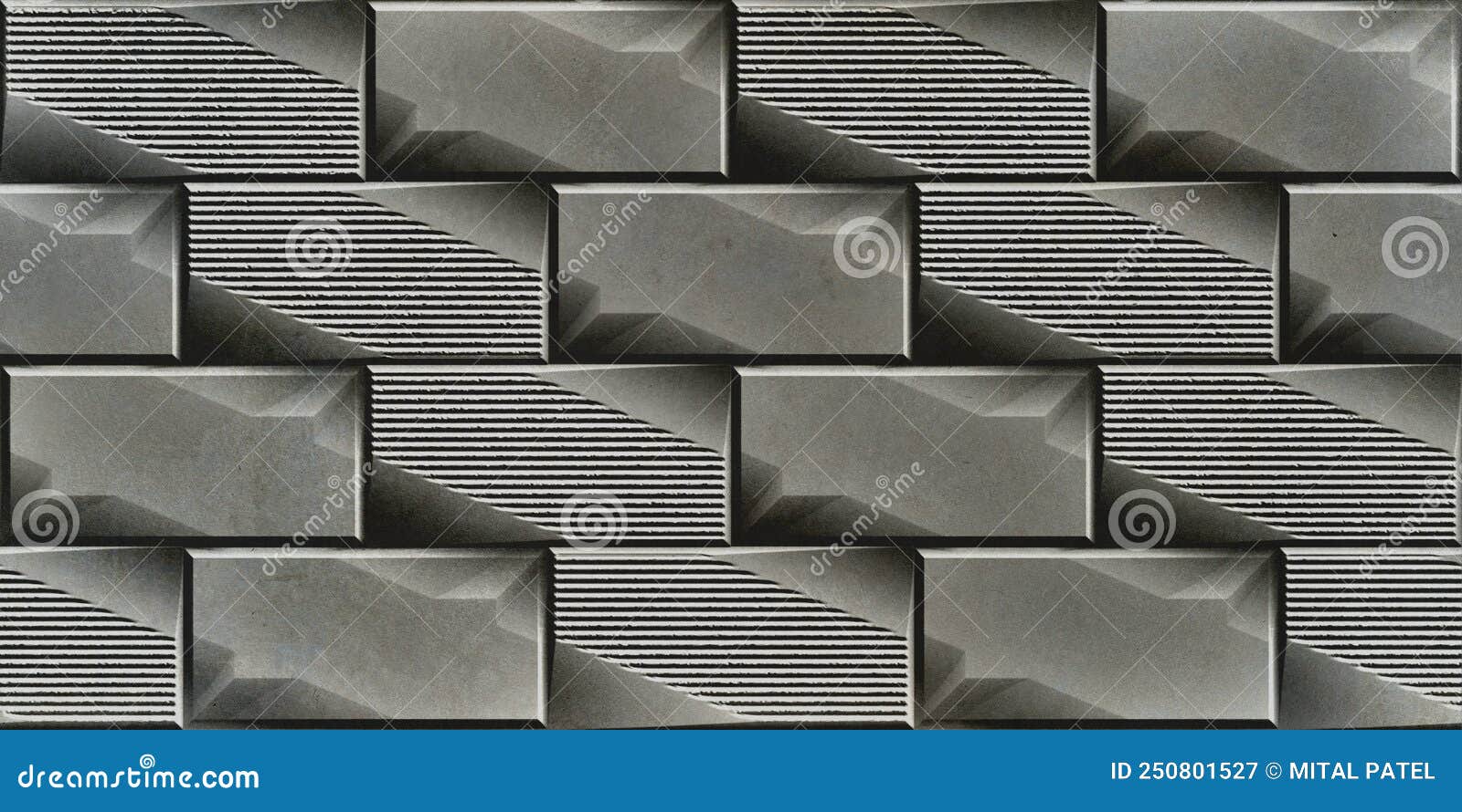 Unique Decorative Marble Stone Tile Texture Stock Illustration