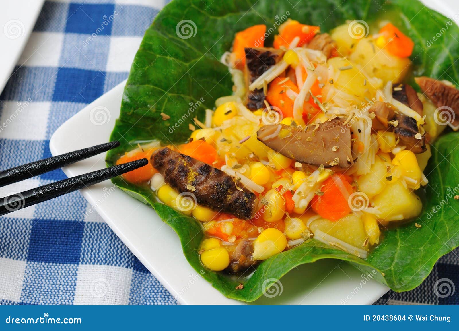 Unique Dish of Potato Salad Stock Photo Image of meal, nutrition