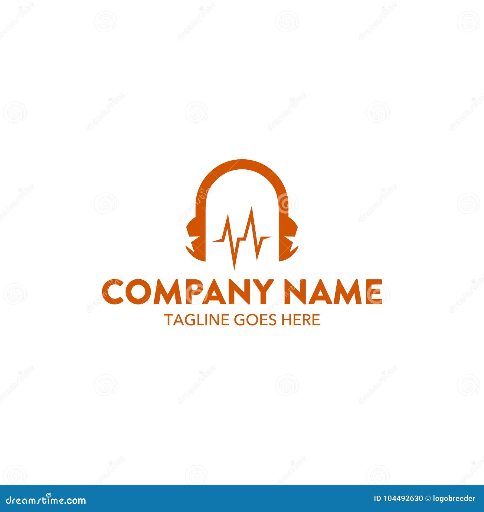 Unique Dj Music Related Logo Template. Vector Stock Vector ...